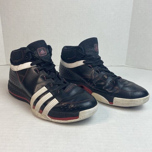 ADIDAS TS Creator T-Mac Tracy Mcgrady Black White Red Basketball Men Size 10 - Picture 2 of 12